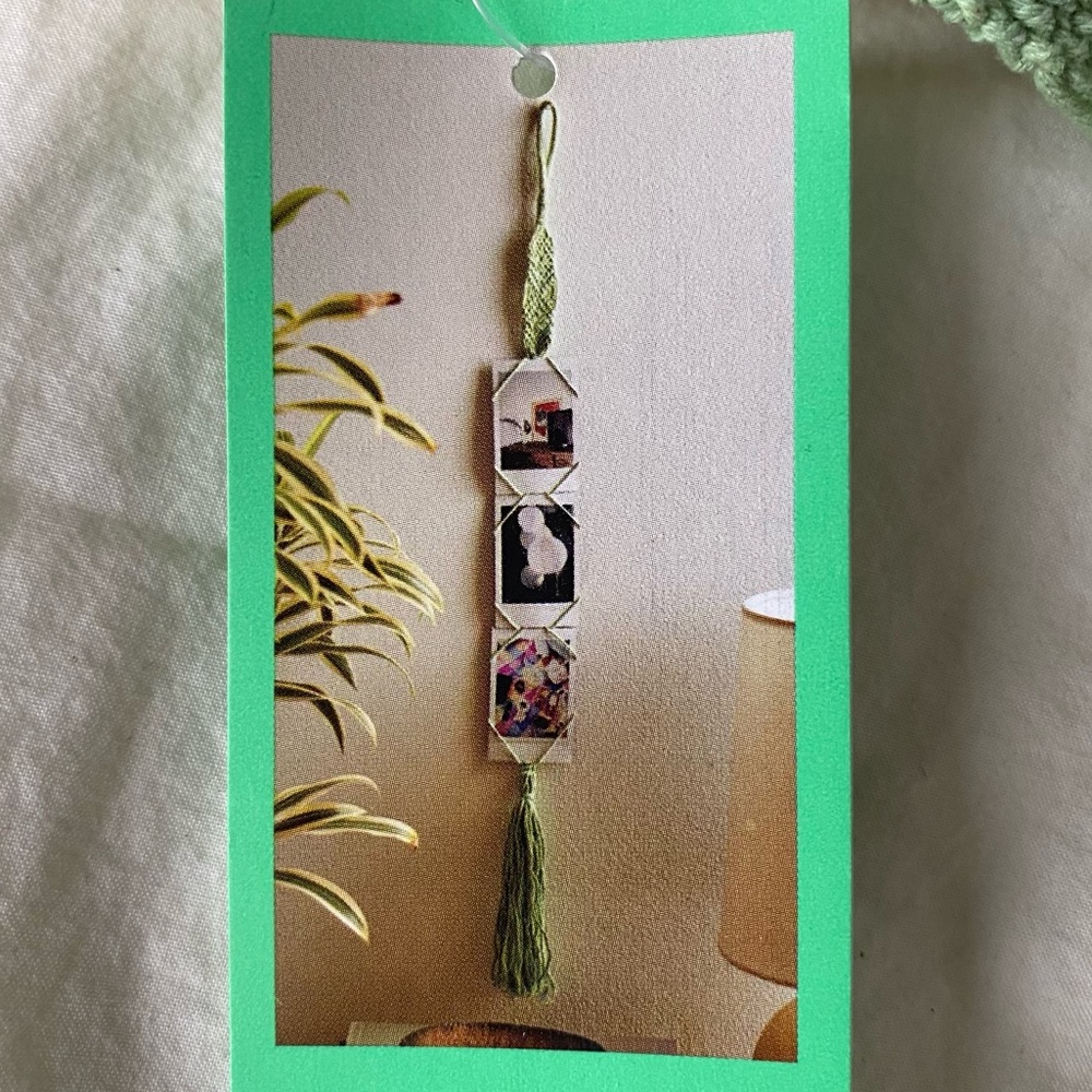 3 Layered Macramé Instax Photo Holder